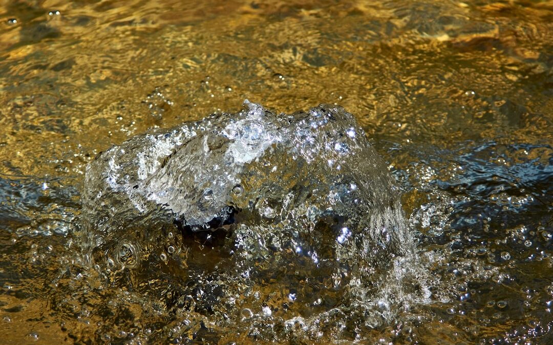 Photo mineral water production