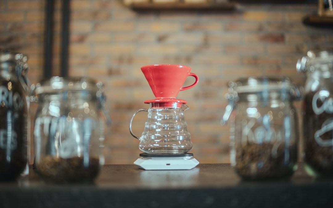 Photo coffee preparation