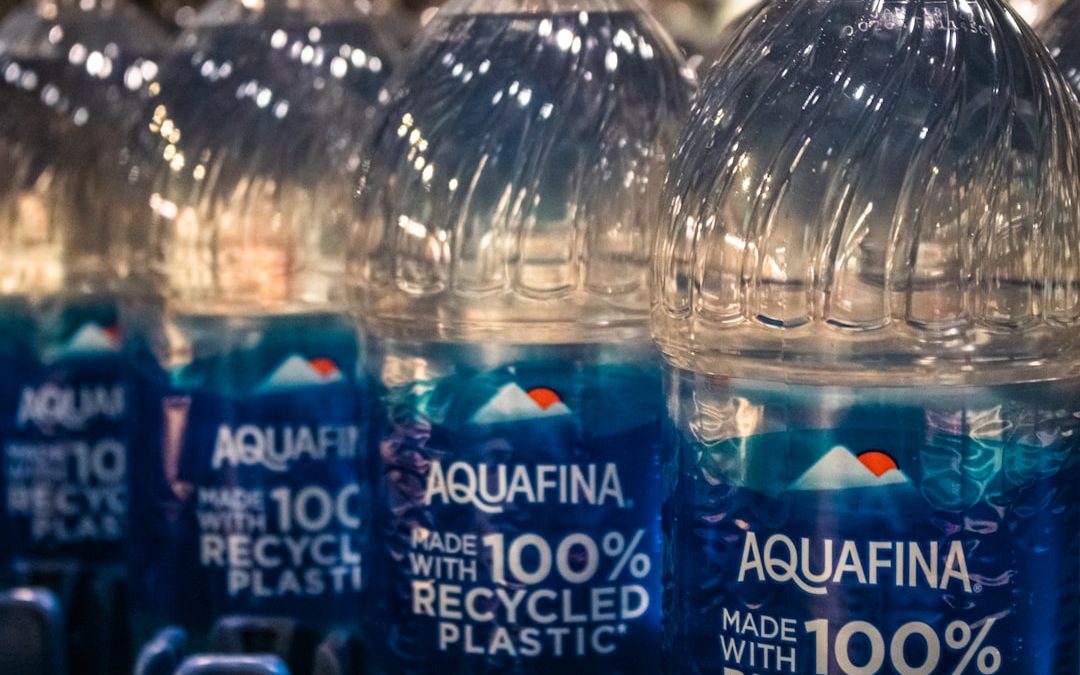 Photo plastic bottles