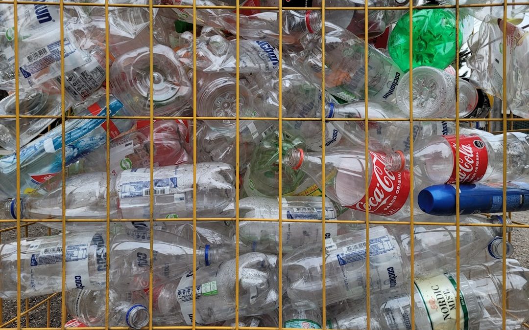 Photo plastic bottle